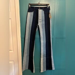 NWT Altar'd State Denim Mix Jeans Women’s Size 26